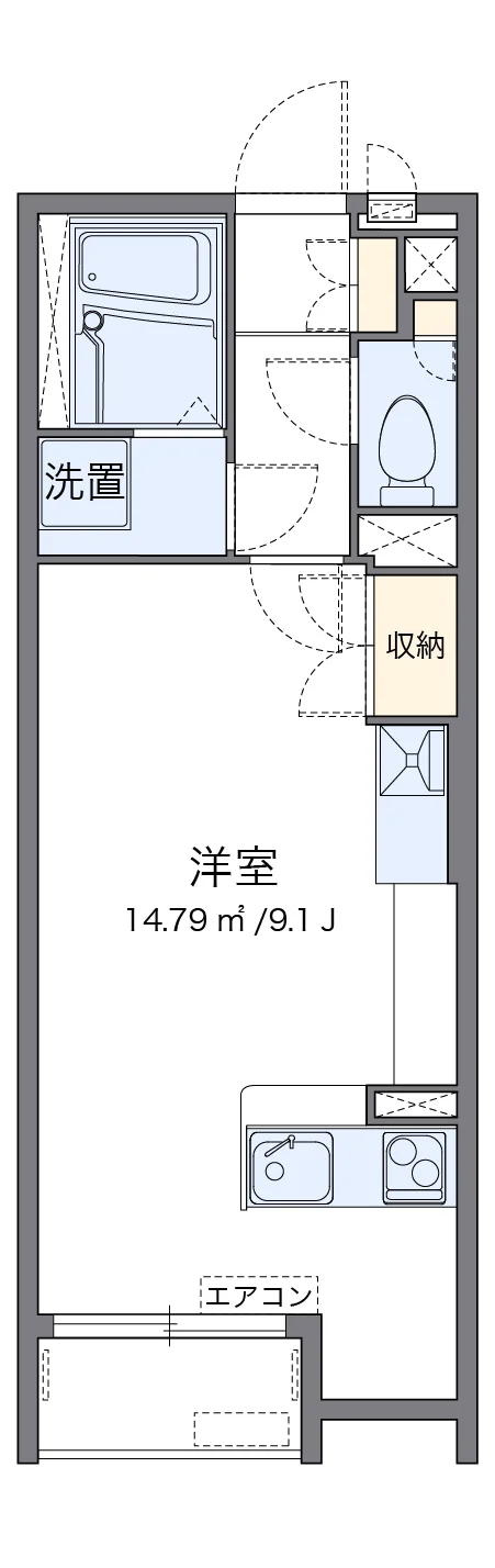 代表的な間取のため実際の間取とは異なる場合があります