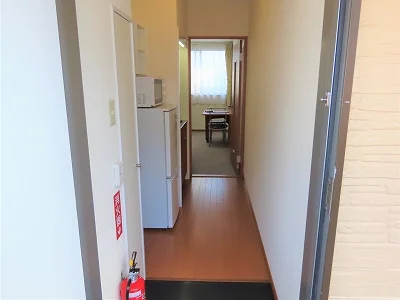 玄関からのアングルです