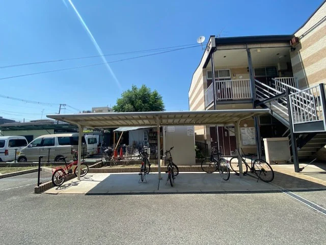 駐輪場です。
