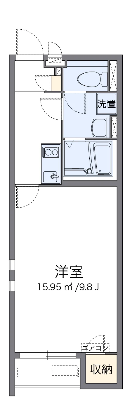 代表的な間取のため実際の間取とは異なる場合があります