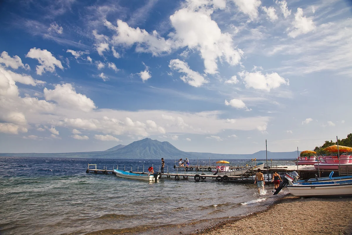 支笏湖でキャンプも堪能