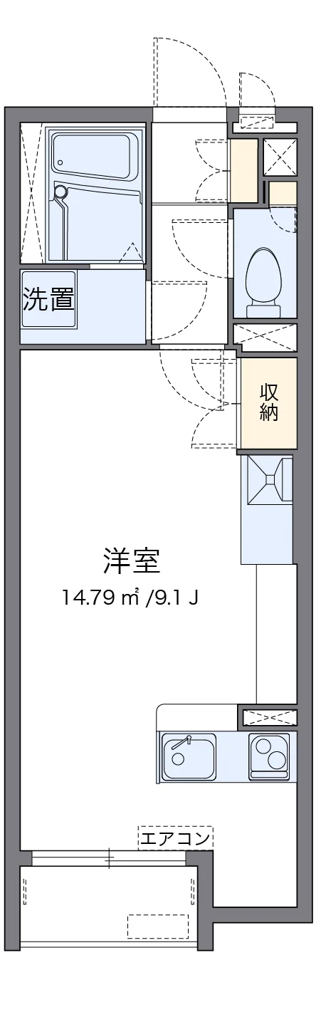 代表的な間取のため実際の間取とは異なる場合があります