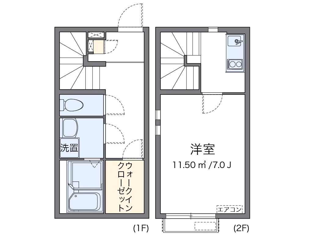 代表的な間取のため実際の間取とは異なる場合があります
