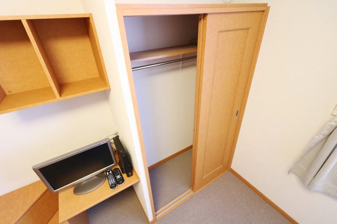 大切な衣類を収納出来るクローゼットあり