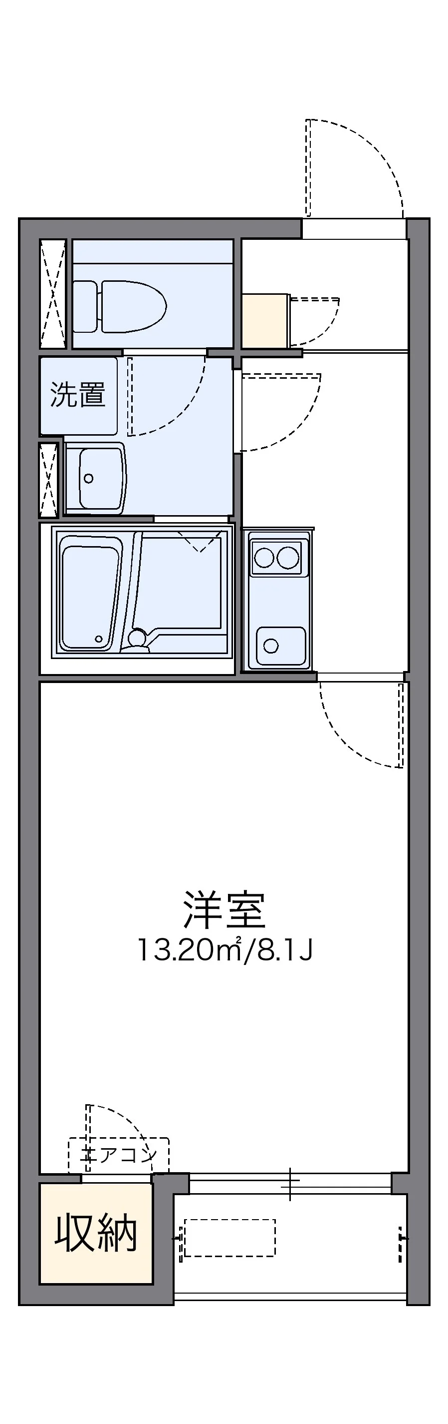 代表的な間取のため実際の間取とは異なる場合があります