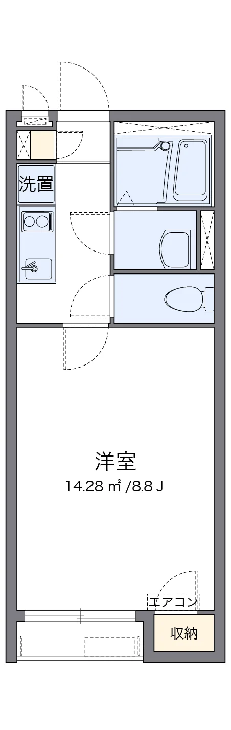 代表的な間取のため実際の間取とは異なる場合があります