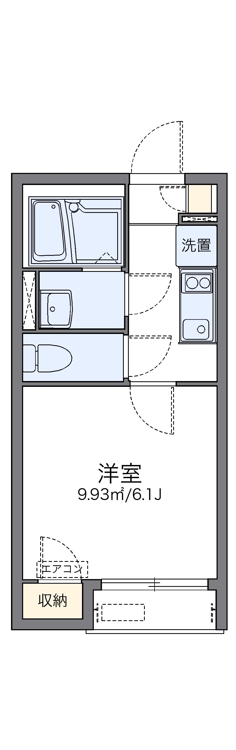 代表的な間取のため実際の間取とは異なる場合があります