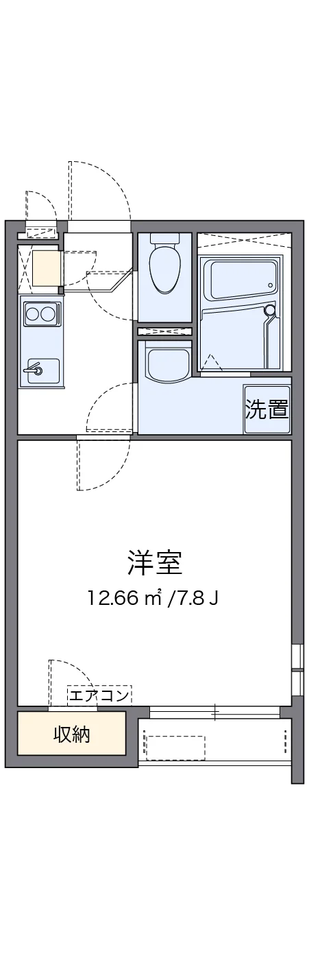 代表的な間取のため実際の間取とは異なる場合があります