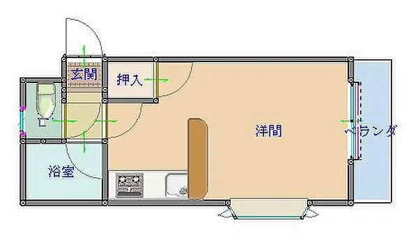 １室のみ角部屋 熊本城が見えます