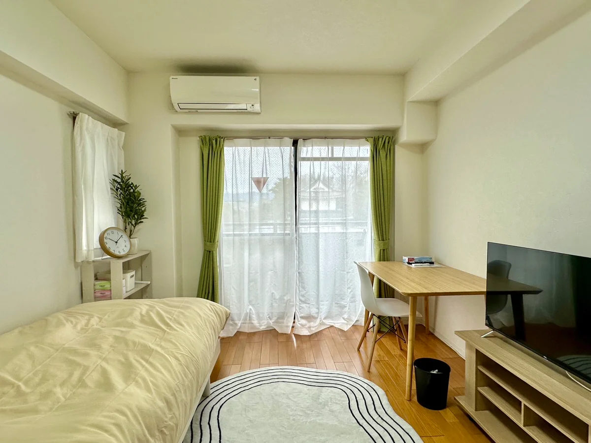 角部屋で明るいです