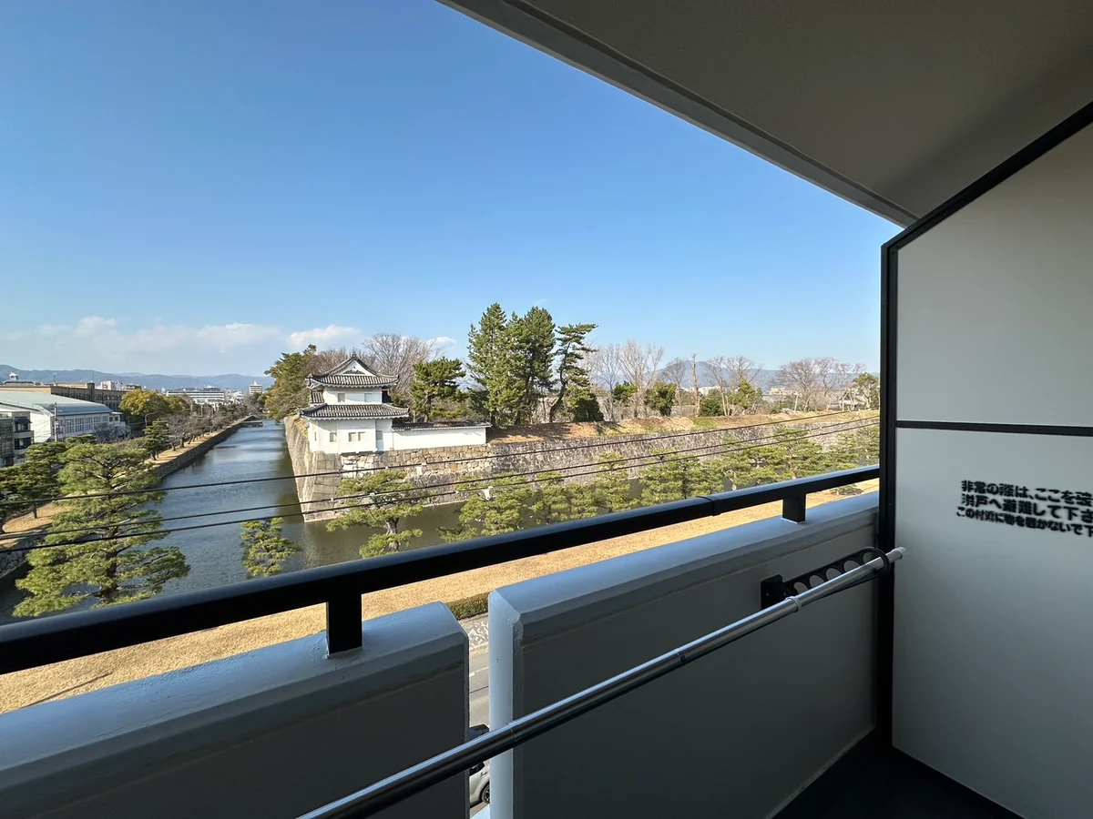 バルコニーからの風景