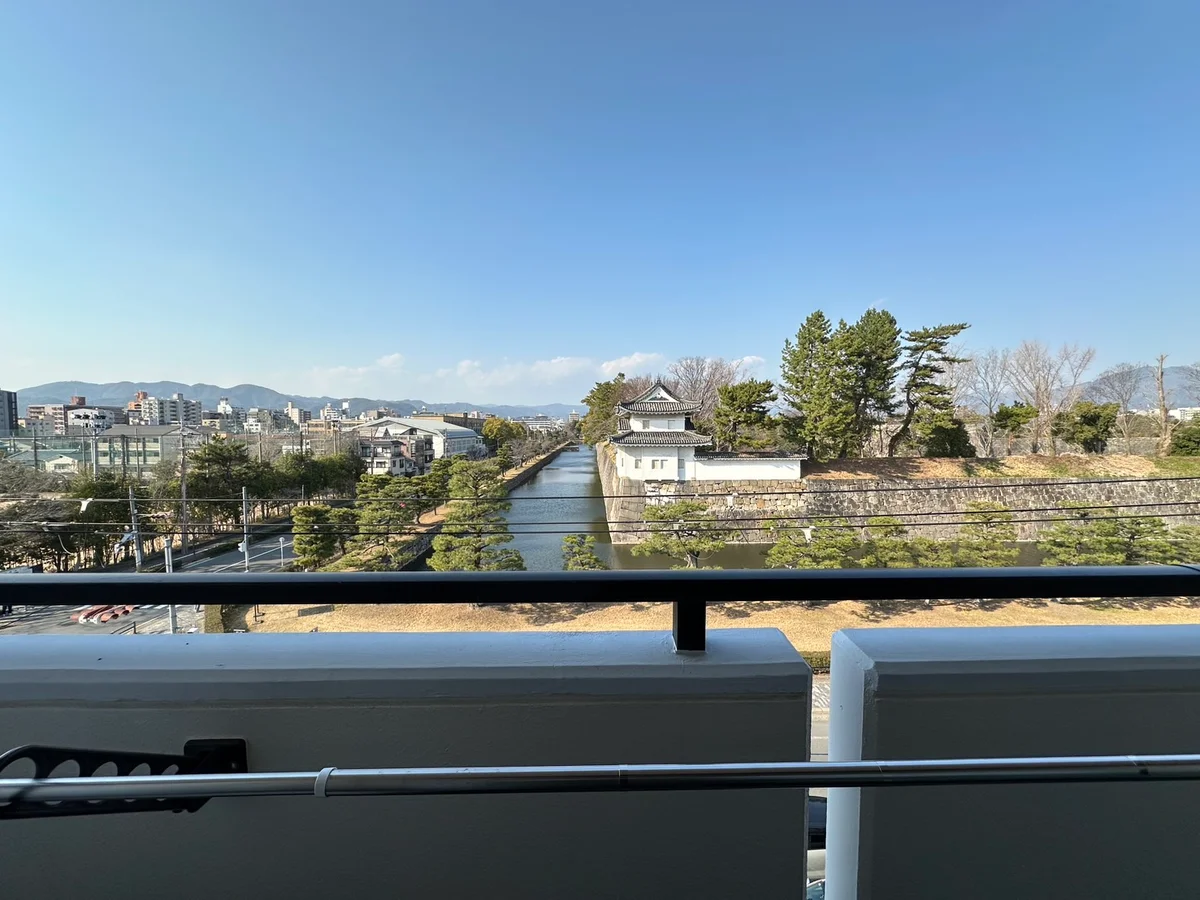 バルコニーからの風景