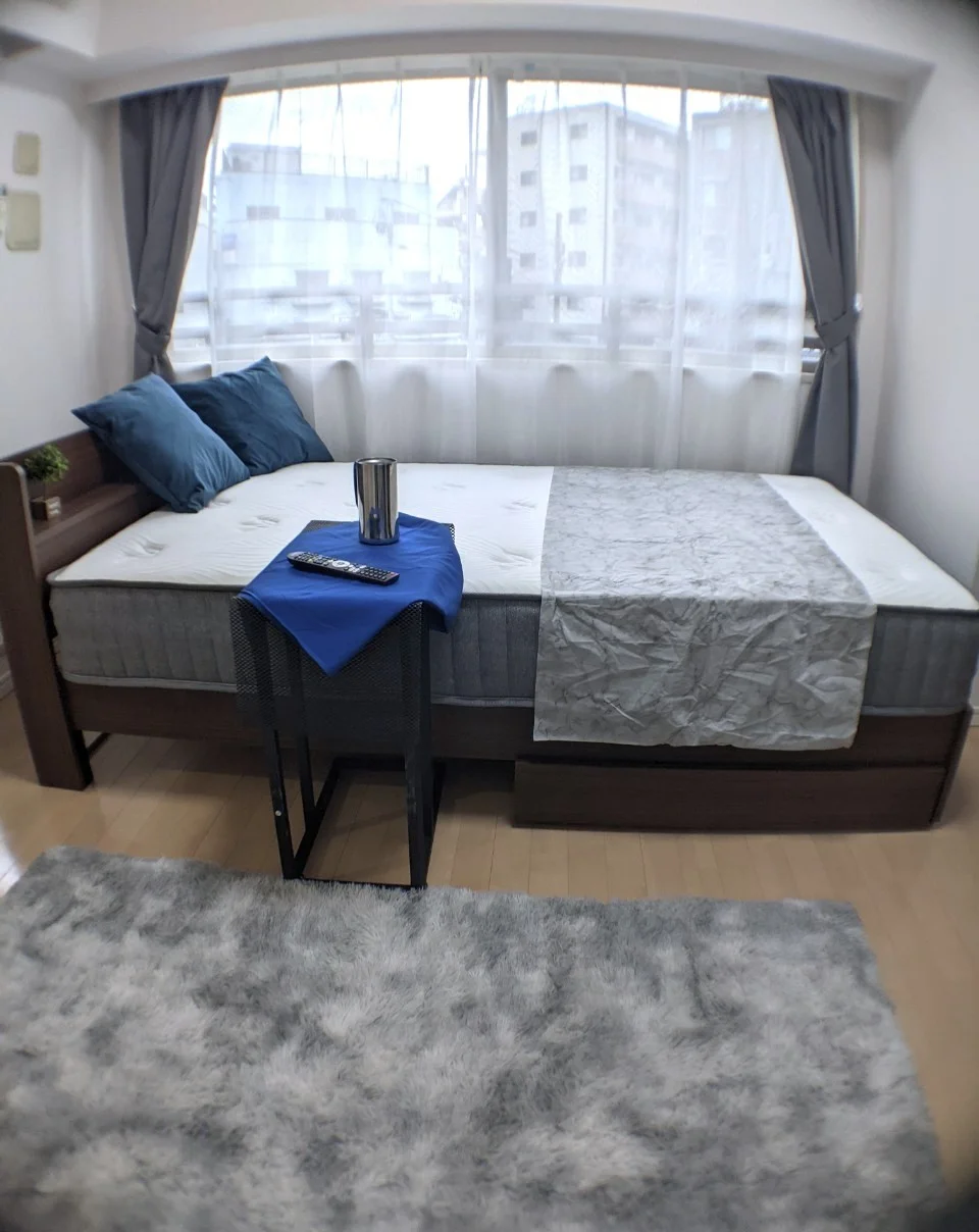 セミダブルベッド♪ふかふか♪