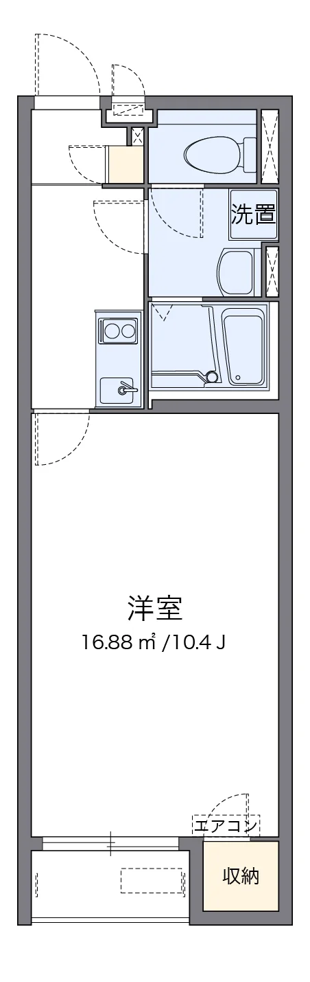 代表的な間取のため実際の間取とは異なる場合があります