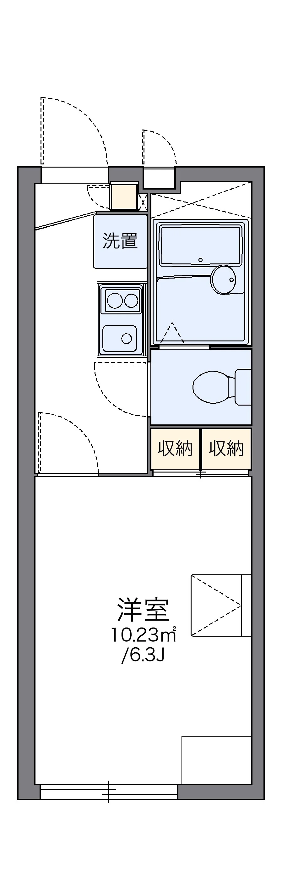 代表的な間取のため実際の間取とは異なる場合があります