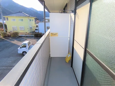 洗濯物を外干しできます