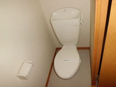 ゆったり寛げるトイレです。