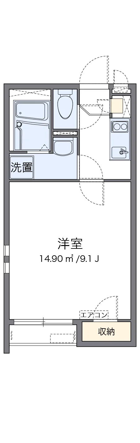 代表的な間取のため実際の間取とは異なる場合があります