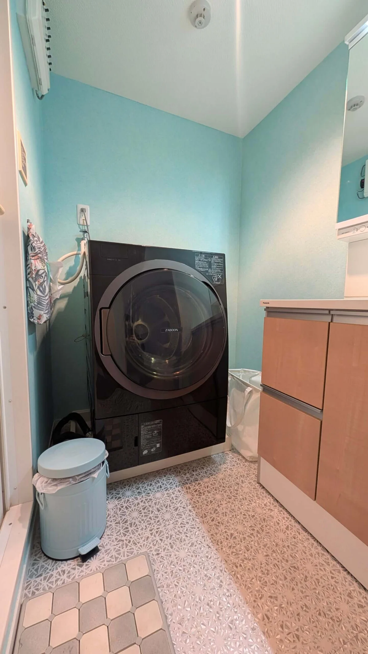 洗濯機ももちろんついております♪