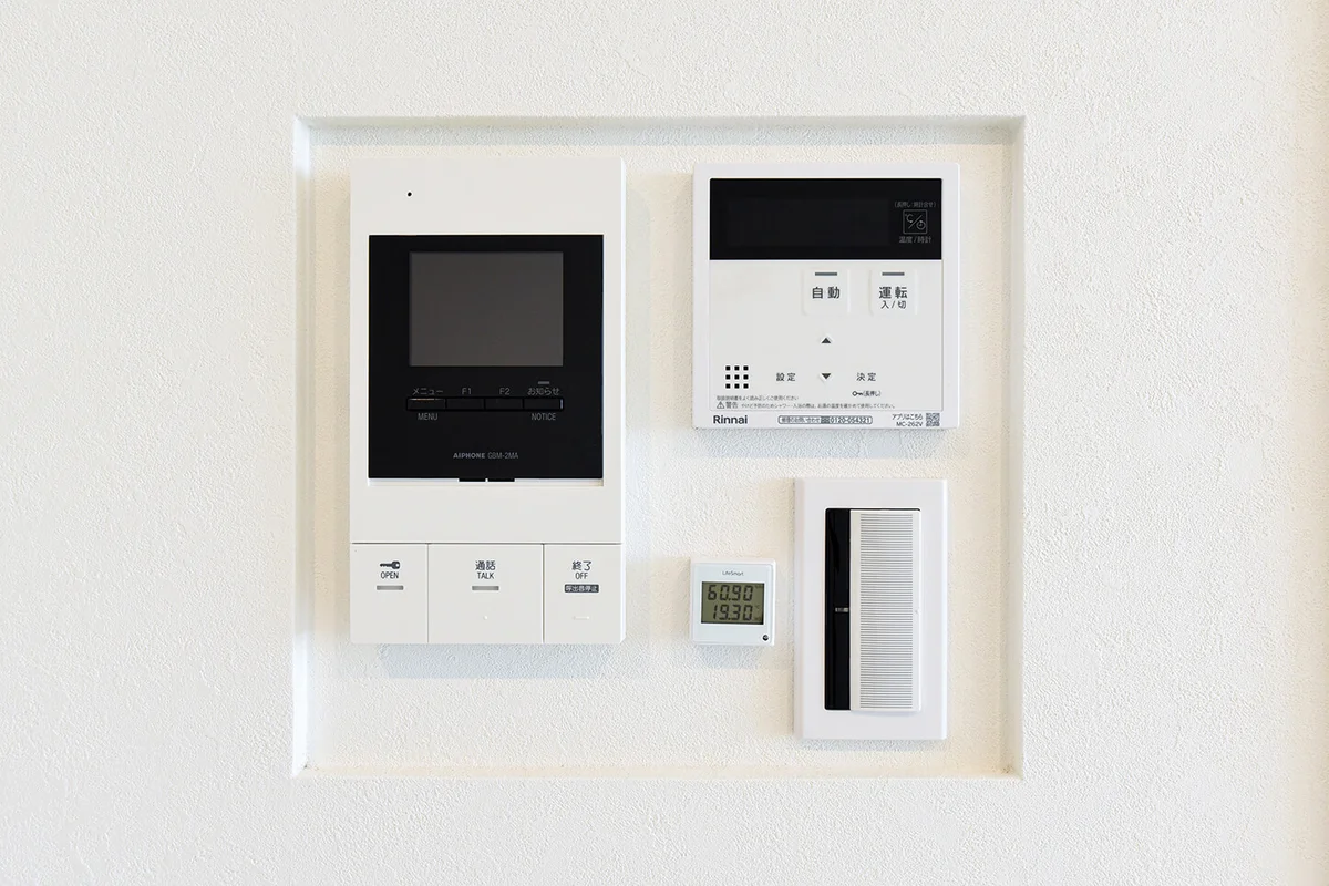 モニター付きインターホン♪