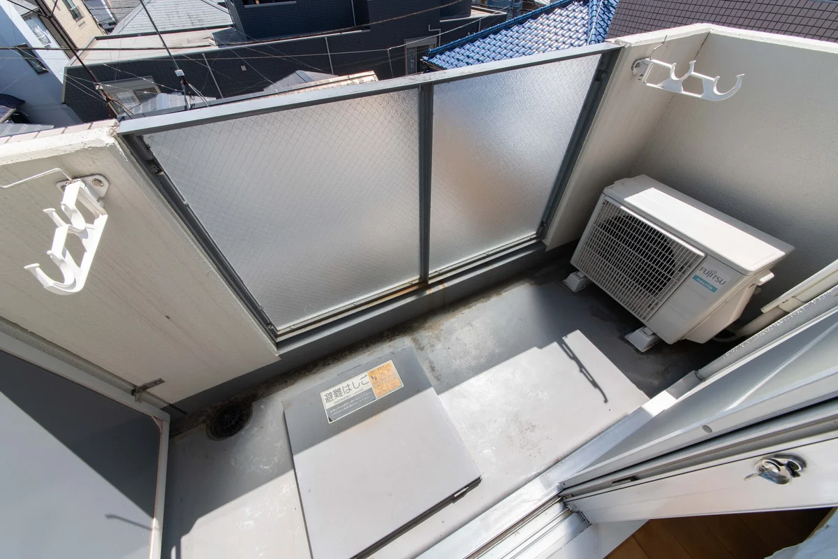 バルコニーもしっかりスペースがあります。