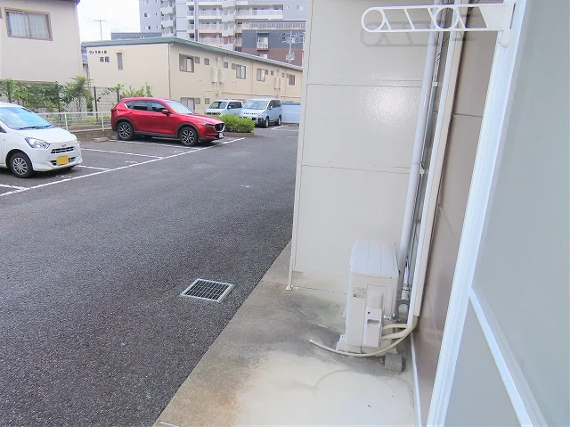 洗濯物を外干しできます