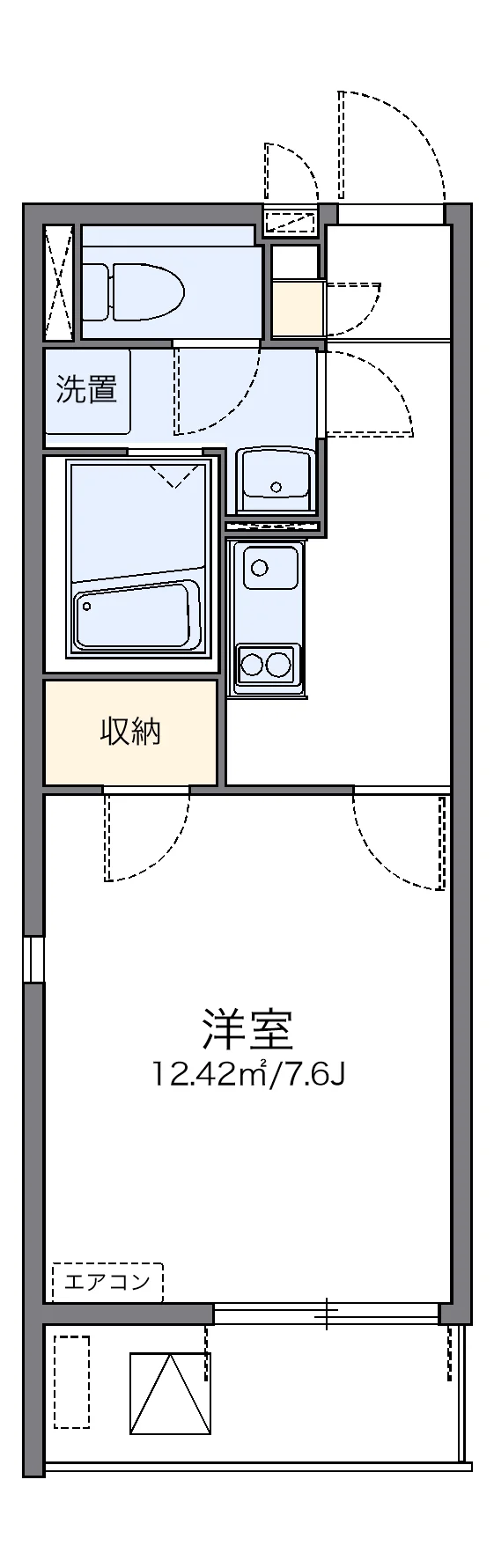代表的な間取のため実際の間取とは異なる場合があります