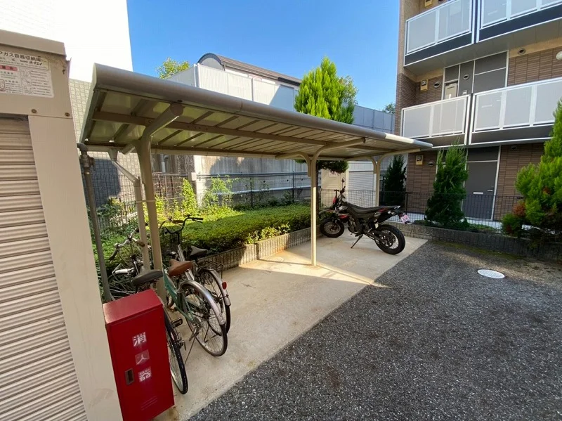 駐輪場です。