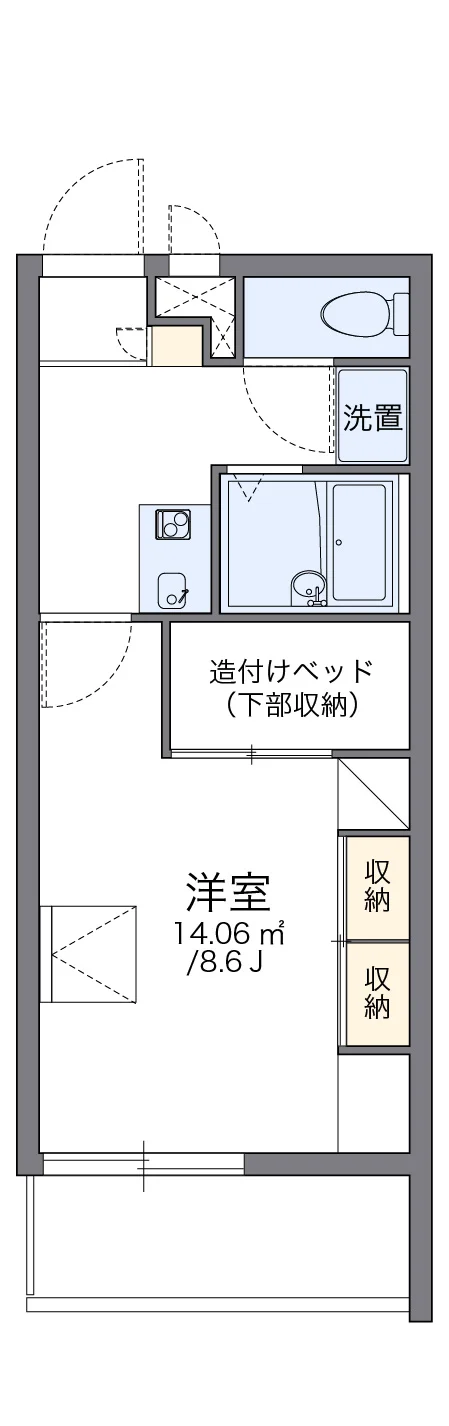 代表的な間取のため実際の間取とは異なる場合があります