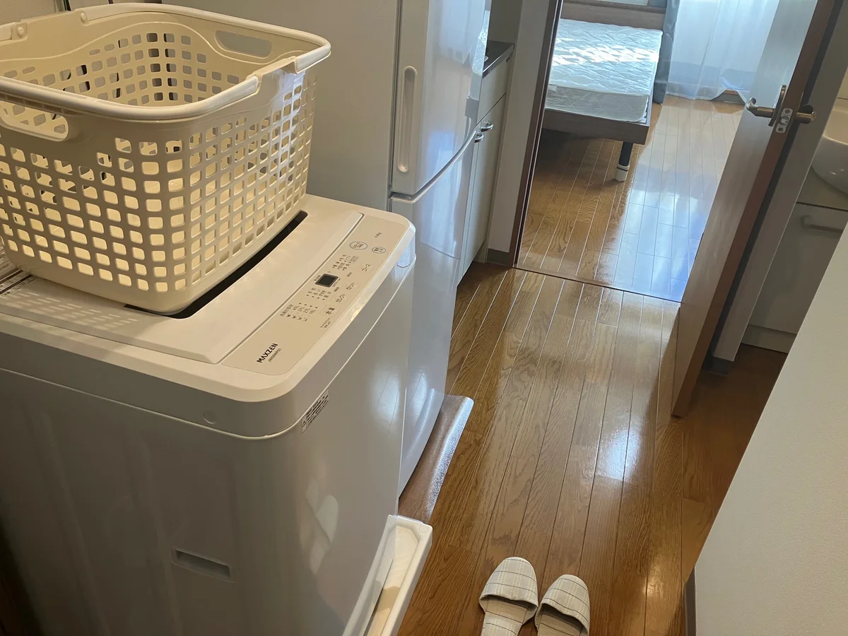 洗濯機、ランドリーバスケット