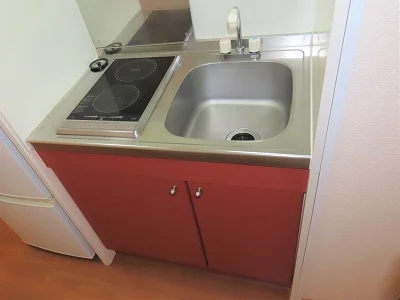 2口の電気コンロまたはIHコンロとなります