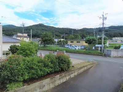 2階からのアングルです