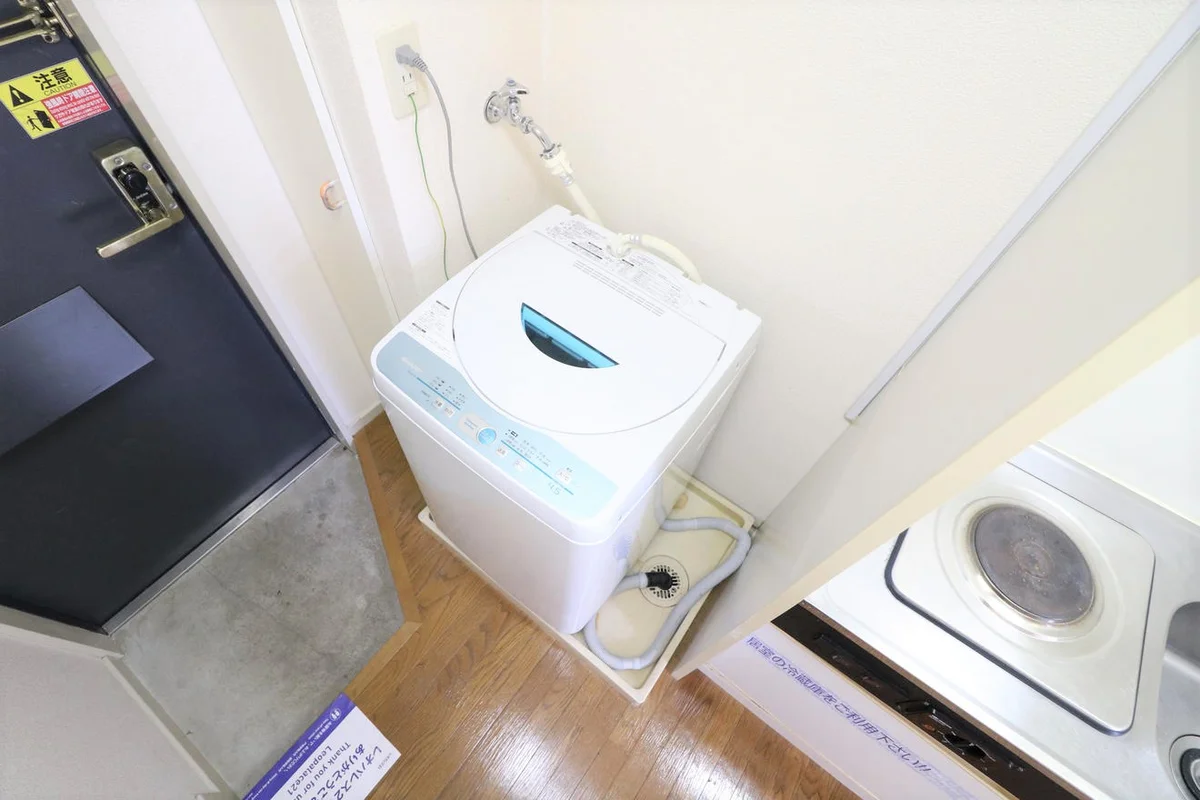 室内洗濯機完備によりお手軽に引越しが可能！