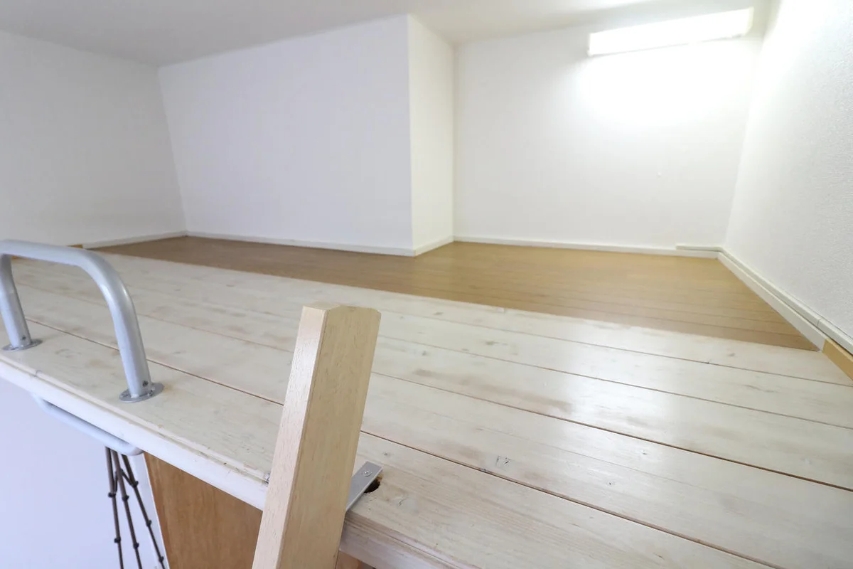 ロフトを活用すれば広々とした洋室を確保