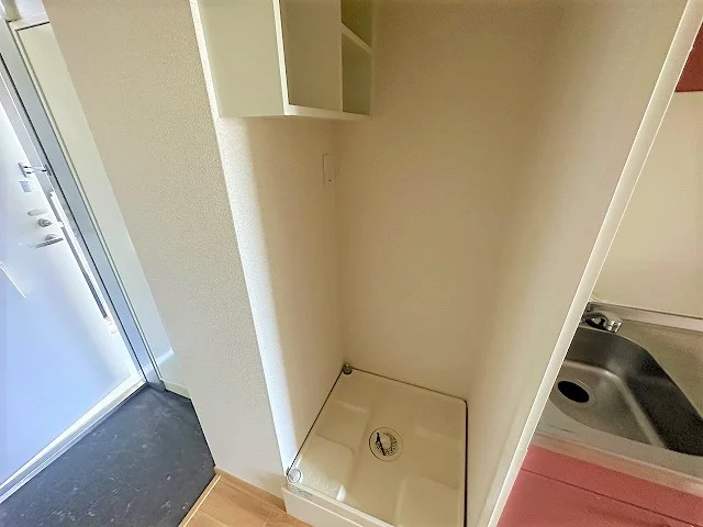 洗濯機置き場です。