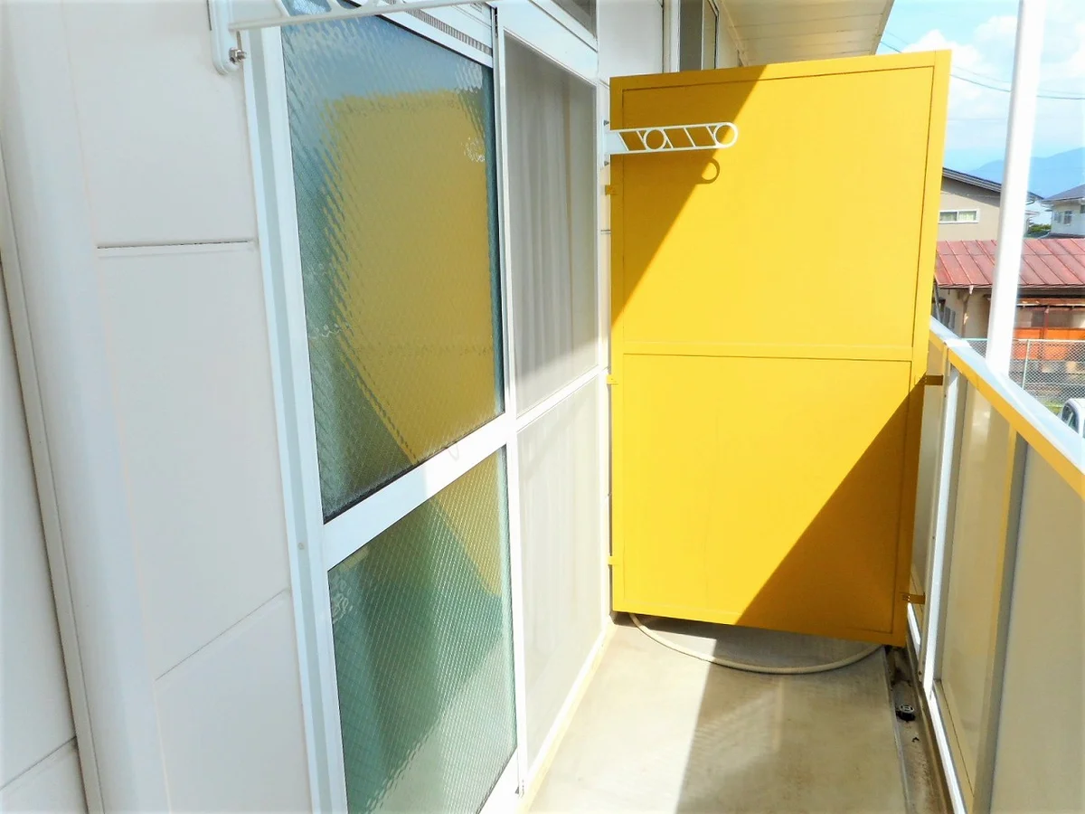 洗濯物を外干しできます