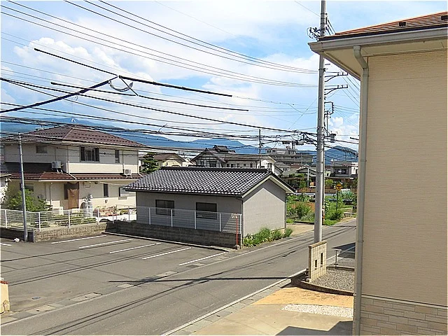 2階からのアングルです