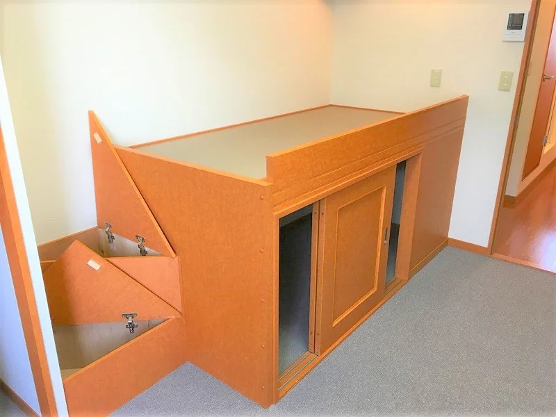 ベット下も収納できます