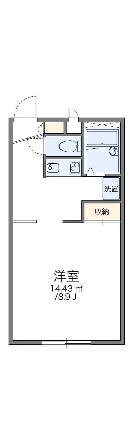 代表的な間取のため実際の間取とは異なる場合があります