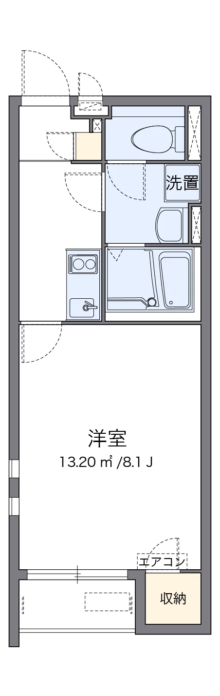代表的な間取のため実際の間取とは異なる場合があります