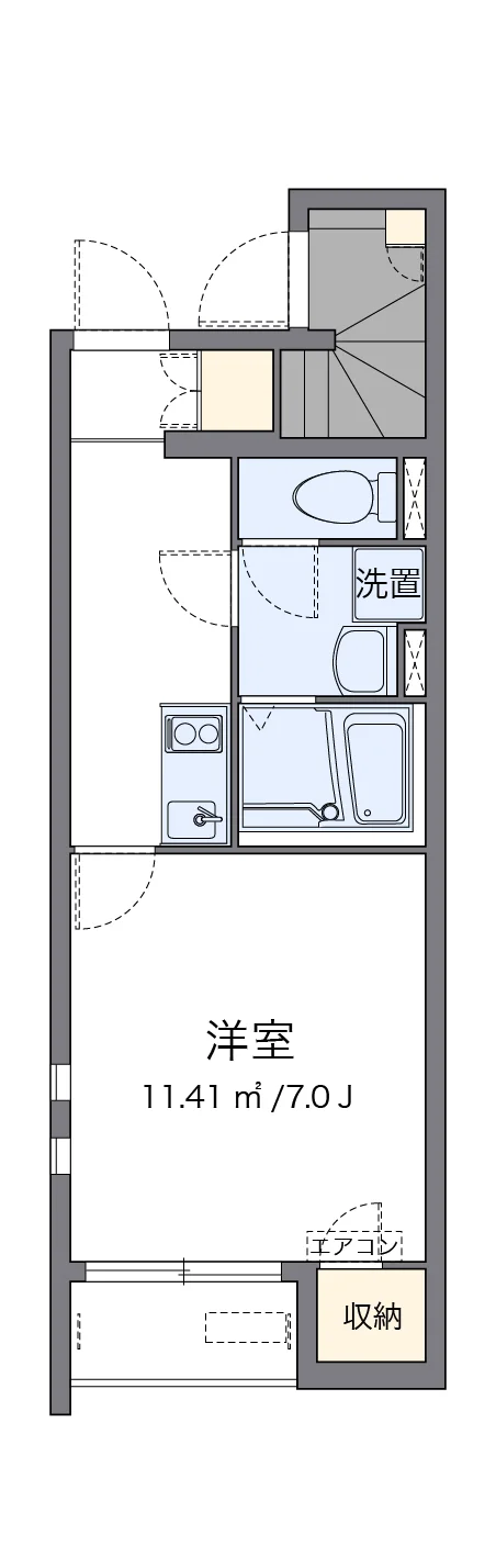 代表的な間取のため実際の間取とは異なる場合があります