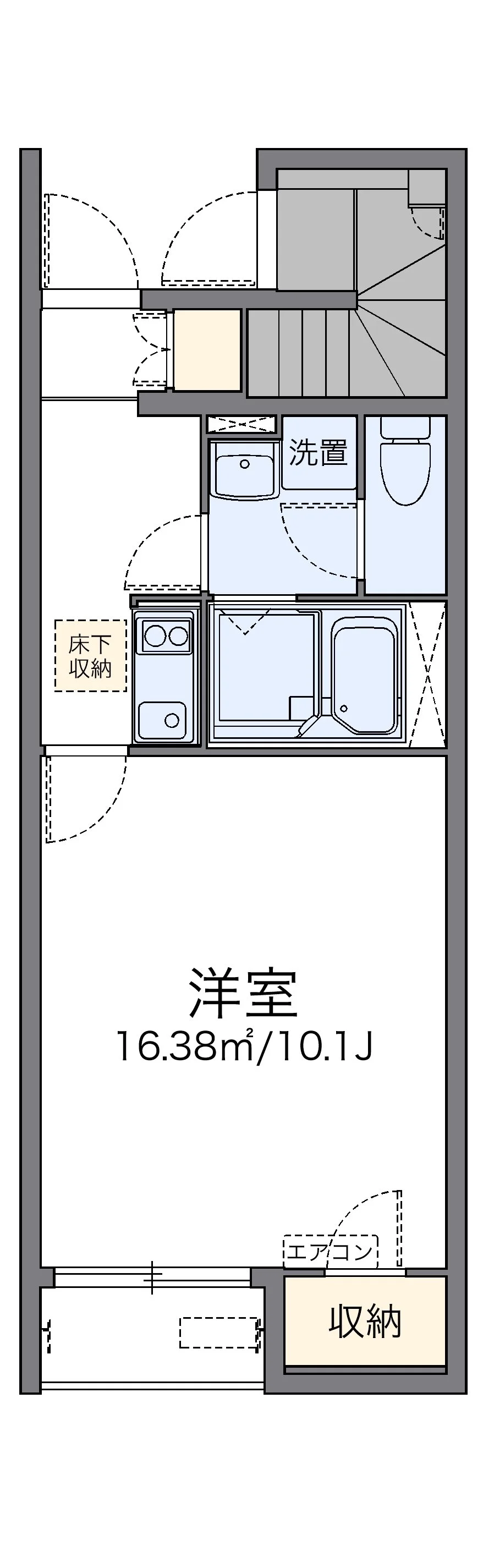 代表的な間取のため実際の間取とは異なる場合があります