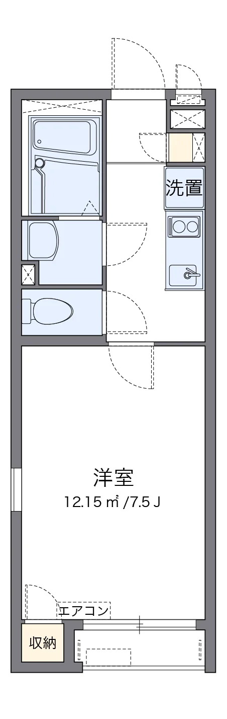 代表的な間取のため実際の間取とは異なる場合があります