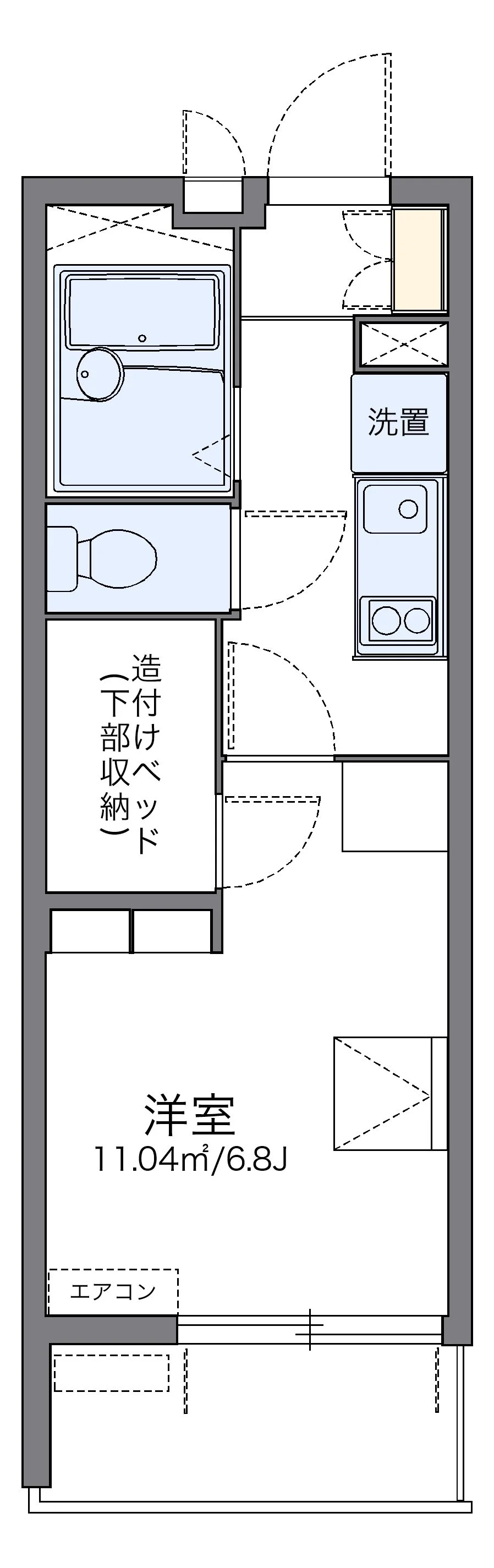 代表的な間取のため実際の間取とは異なる場合があります