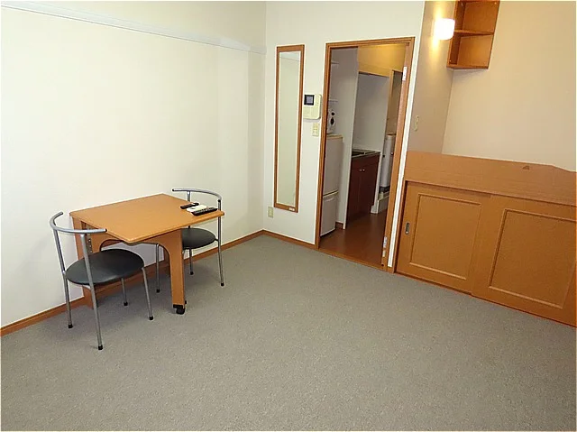 ハイベッドタイプのお部屋です