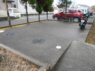 駐輪スペースです。