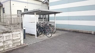 駐輪場です。