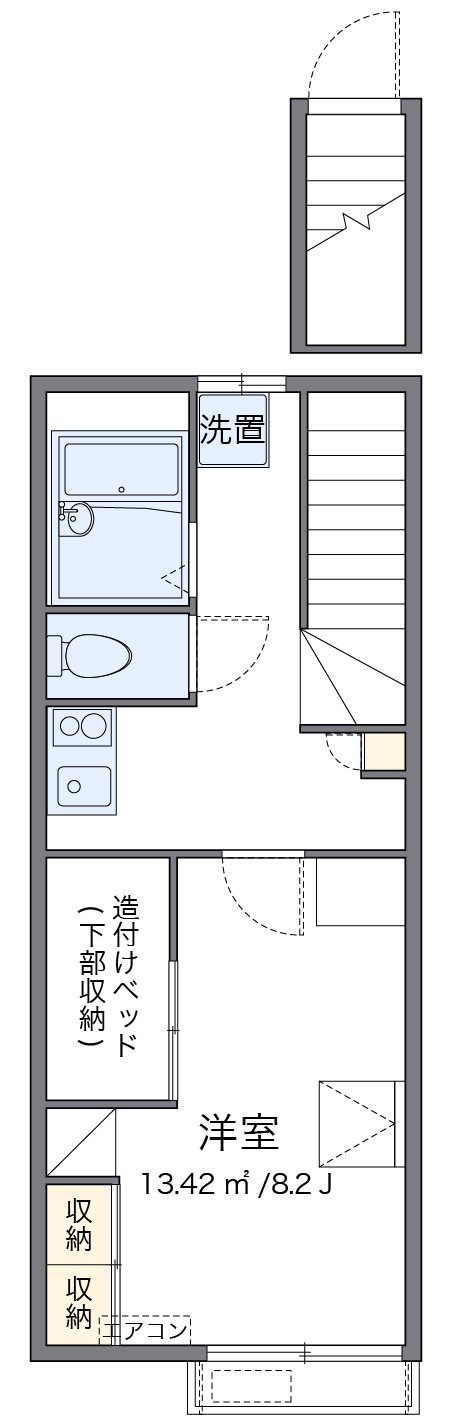 代表的な間取のため実際の間取とは異なる場合があります