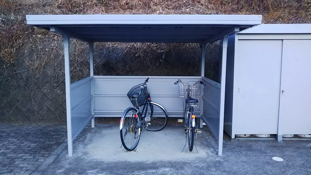駐輪場です。