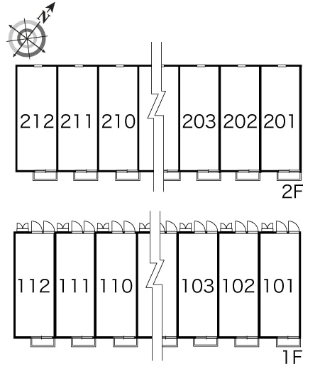間取り配置図です。